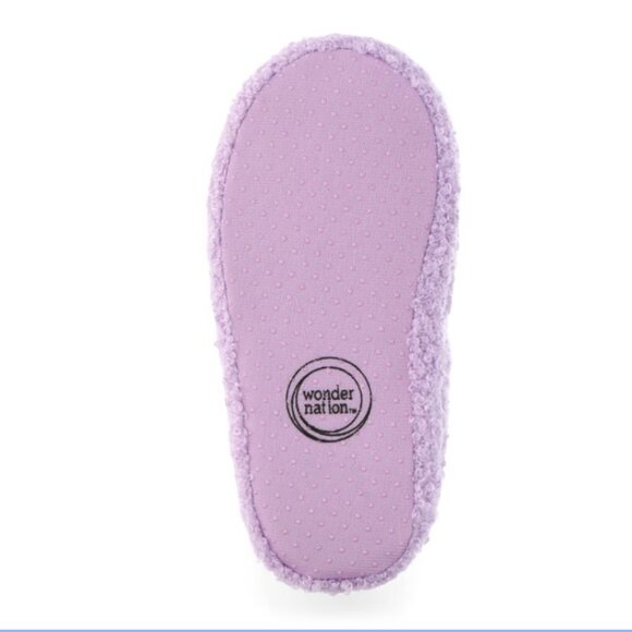 Wonder Nation Toddler Girls Icon Slippers, Sizes 9/10 - Picture 3 of 4